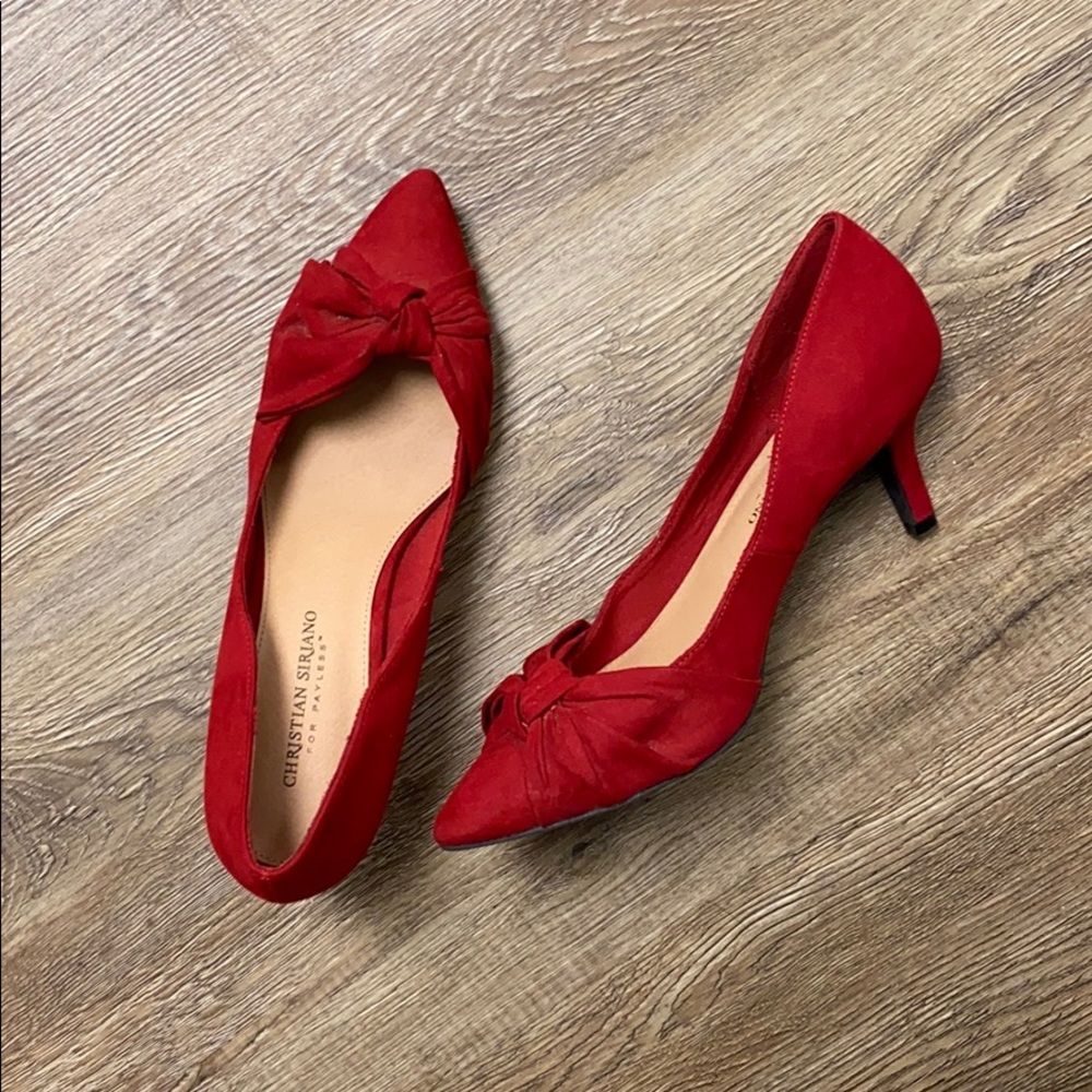 Christian Siriano Red Heels